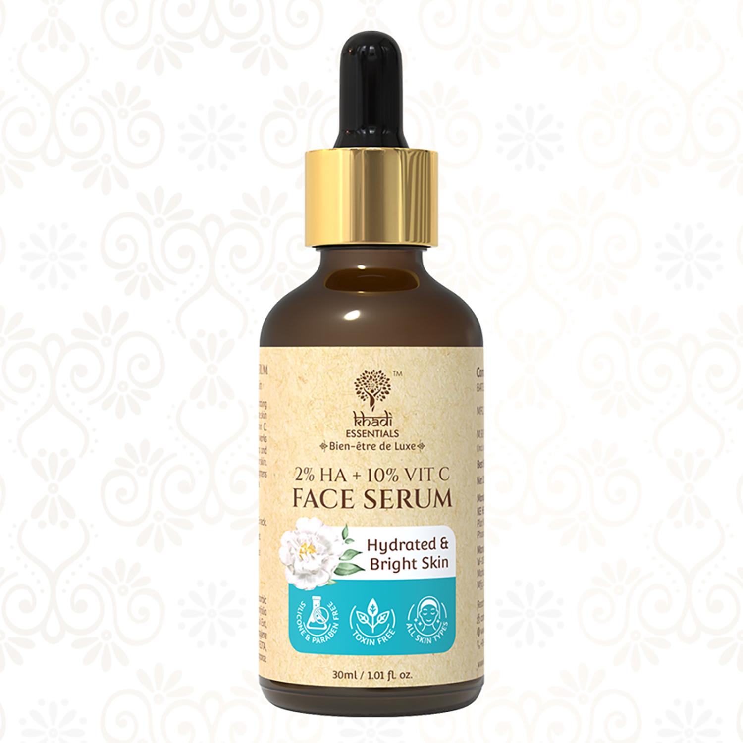 2% HA + 10% Vitamin C Face Serum with Tea Tree Extracts For Hydrated & Bright Skin
